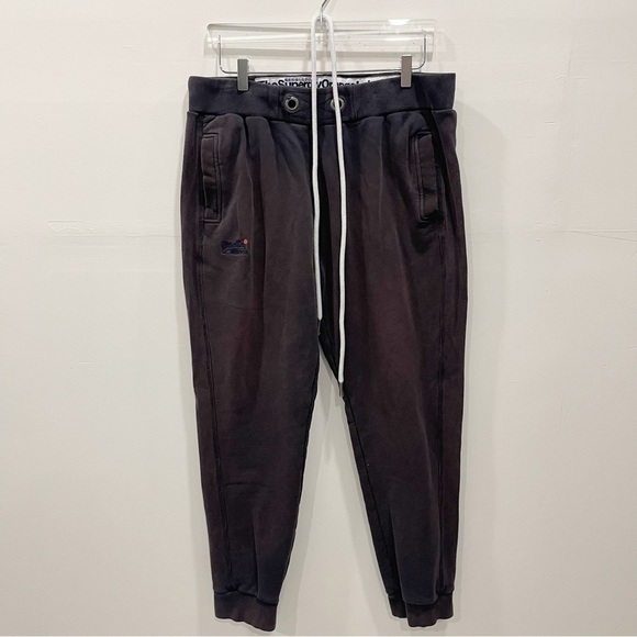 SuperDry Orange Tab Slim Fit Jogger Sweatpant Size XL - Picture 1 of 12
